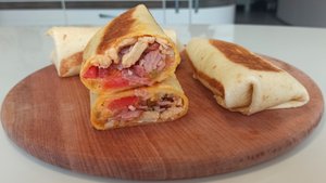 Яичный БУРРИТО! Полноценный завтрак быстрого приготовления!