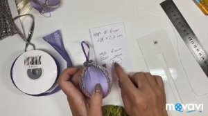 Как рассчитать отрезки ткани для обтяжки шаров + бантик.