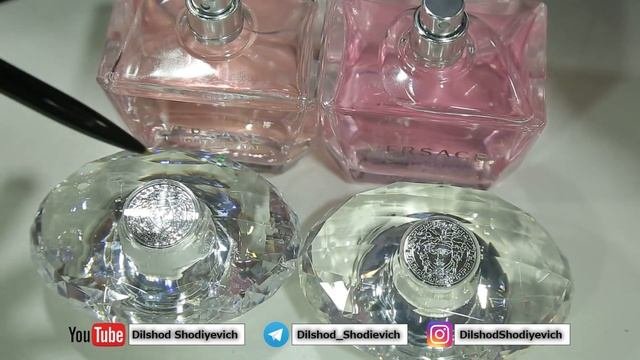 Eng Zur Atrlar. Original Va Poddelka Farqlari. Versace Bright Crystal
