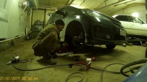 Быстрая замена колодок на Honda Fit GE8 RS