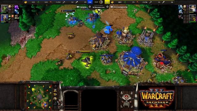 Жестко, очень жестко! Lyn (Orc) vs Sok (Hum) Warcraft 3 Reforged смотреть онлайн