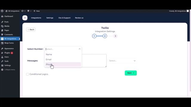 (Free) Integrating Kadence Blocks Form with Twilio | Step-by-Step Tutorial | Bit Integrations