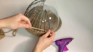 КРАСОТА из ДЖУТА своими руками / Jute craft idea