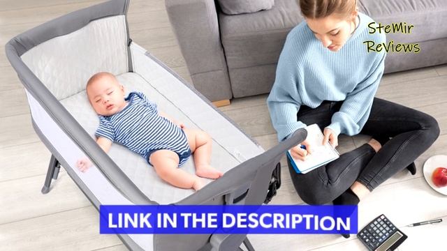 TOP 5: Best Baby Bassinet in 2023 | Portable Bedside Sleeper with Storage Basket смотреть онлайн