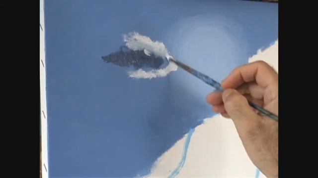 Видео 2 Часть 4 Как нарисовать пляж и горы, и лунный свет смотреть онлайн