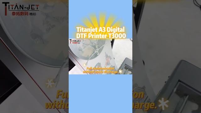 Factory wholesale 30CM/A3 with double XP600 printhead DTF printer.