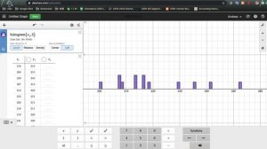 Desmos - Histogram and Boxplot