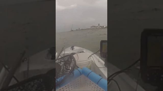 Getting caught in a storm on the kayak in tampa bay