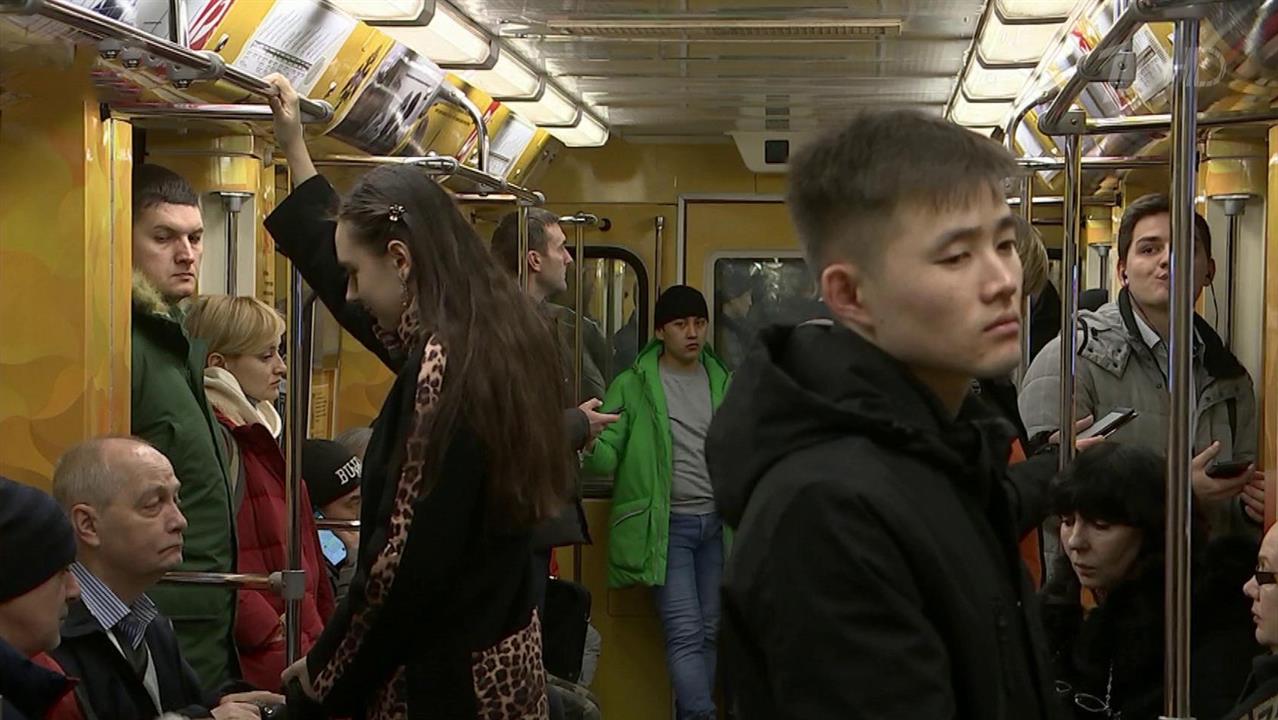 В московском метро запустили тематический поезд к 75-летию Победы