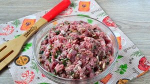 Обалденные колбаски с зеленью и чесноком