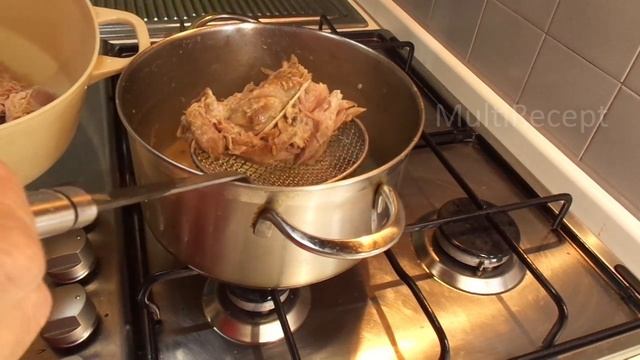 Холодец из Индейки Без Желатина. Блюда из Бедра Индейки #холодец смотреть онлайн