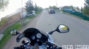 Honda VTR 1000 F Зарубился с BMW