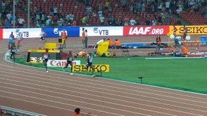 Мо Фара, победа на 10 000 м. Пекин, чемпиона мира. последний круг