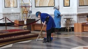 Уборка в храме Рождества Богородицы