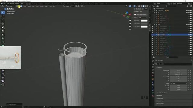 Blender 3d Победа М20 #28. Руль(часть 2) Рулевая колонка, пропорциональное масштабирование (11:23) смотреть онлайн
