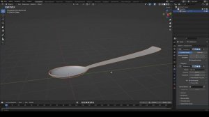 Как сделать ложку в blender, с базового уровня!