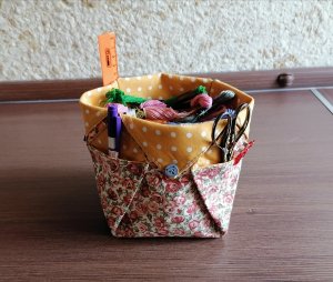 Текстильная корзина своими руками.