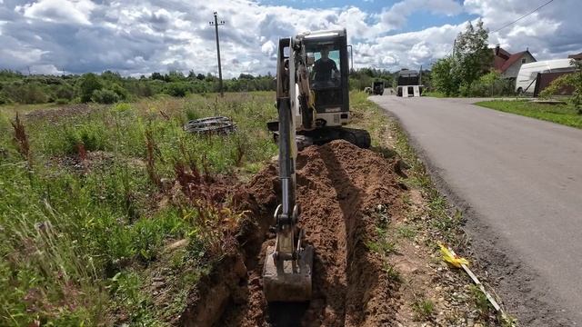 Прокладка газопровода в частный дом в городских условиях методом ГНБ. Без траншеи! смотреть онлайн