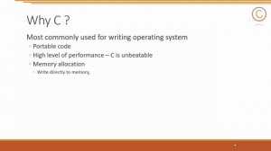 C Programming : Why learn C