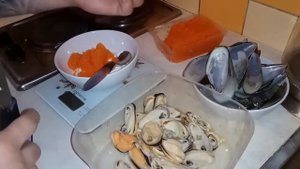 Вкусная закуска из мидий. Мидии как в Тануки.