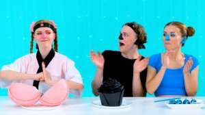 24 Часа Едим Еду Одного Цвета Челлендж | Война Пранков от PaRaRa Challenge