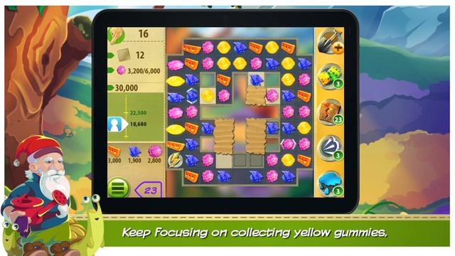 Gummy Drop! - How To Beat that Level - Blossom Valley Level 23 - FREE Match 3 Mobile Game смотреть онлайн