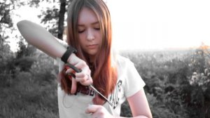 отрезала сама волосы