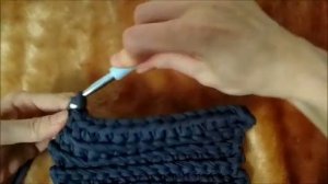 Подвесная корзина кармашек крючком из трикотажной пряжи | Вязаный органайзер для ванной, детской