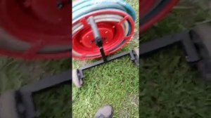 Катушка из автомобильного диска для шланга ч2