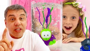 Настя хочет стать хорошим ученым. Эксперименты для детей