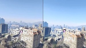amd a8 7600 (R7 APU) vs amd a10 7850K (R7 APU) GTA 5