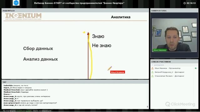 Вебинар Незимова Ильи про метрики воронки бизнес-процессов