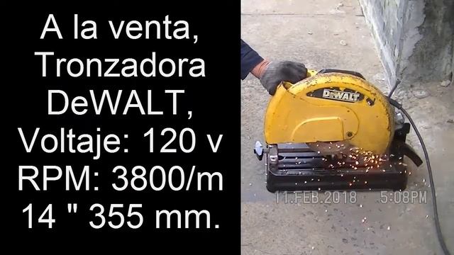 Tronzadora DeWALT смотреть онлайн