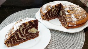 Вы будете делать этот Пирог каждый день! Просто и Очень вкусно? Пирог Зебра на кефире самый простой