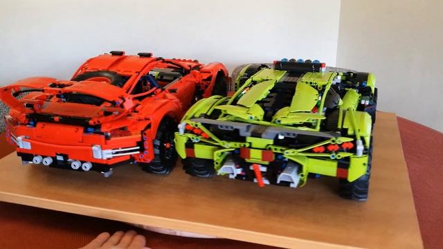 Lego MOCs Off Road Baja Race Supercars Porsche 911 and Lamborghini Sian