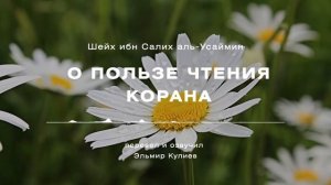 О пользе чтения Корана