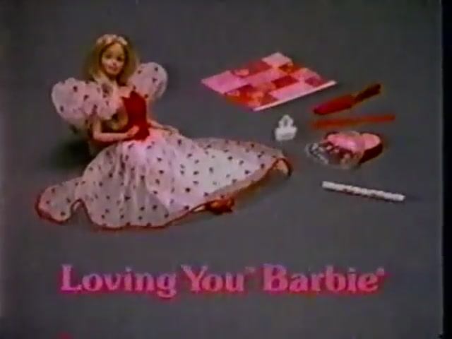 1983 Реклама куклы Барби Маттел"Люблю тебя" Loving You Barbie Commercial