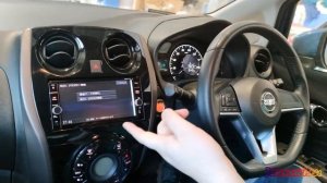 Nissan eNote - установка магнитолы от Nissan c полным сохранением кругового обзора!