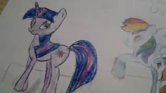 Рисунки Девушки Эвестрии и пони.очень красиво!!!!!