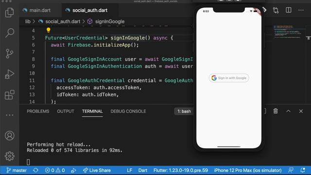 FlutterFire 101: Social Authentication