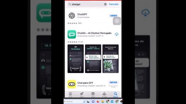 ChatGPT oficial disponível para iPhone. Faça o download agora mesmo