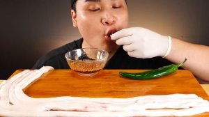 부드러우면서 고소한 소 등골 먹방~!! 리얼사운드 ASMR Mukbang(Eating Show)