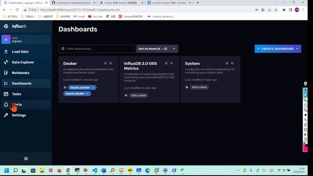 【InfluxDB教程】071 使用模板快捷开发 示例 安装使用docker模板 смотреть онлайн