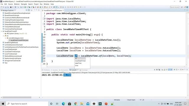 Convert LocalDateTime to LocalDate and LocalTime and Vice Versa | Java Hindi Tutorial смотреть онлайн