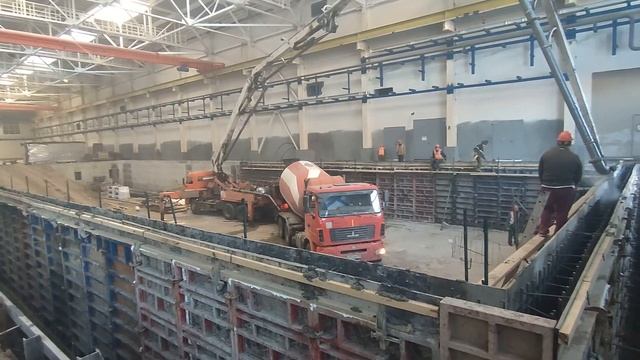 Бетонная смесь для заливки гальванической ямы. Сверхпрочный бетон. смотреть онлайн