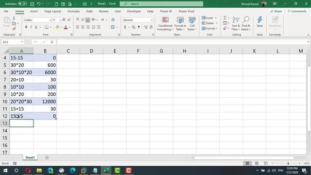 convert string into formula excel VBA смотреть онлайн