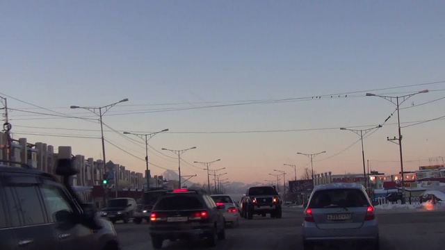 Камчатка  Петропавловск из автомобиля часть 4