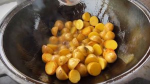 Вкусный КРОЛИК в казане с Жареным молодым Картофелем!