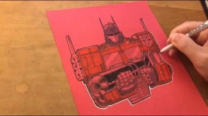 Optimus Prime by Patrick Thomas Parnell