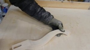 Табуретка с гнутыми  ножками, ножки кабриоль